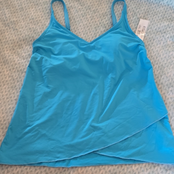 Vibrant Blue Women's Swim Camisole - Picture 1 of 2